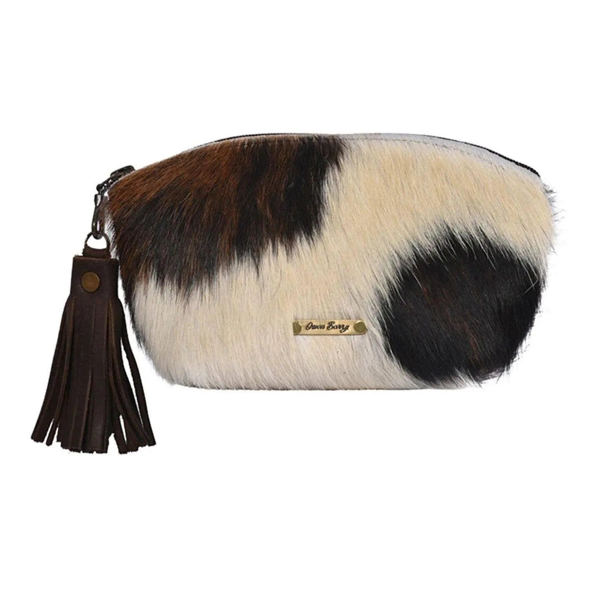 Cowhide Tricolour Brown & White Bag