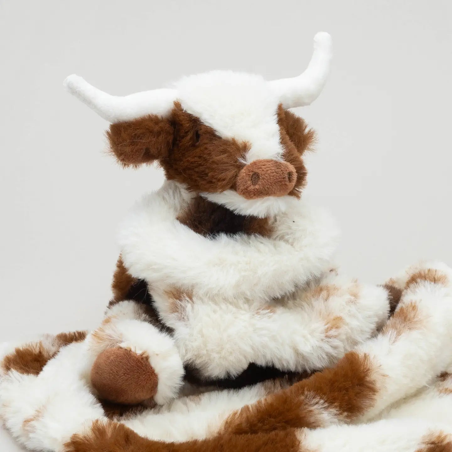 Texas Longhorn Highland Cow Soft Toy Soother Comforter 29cm