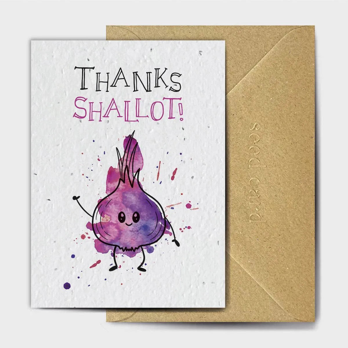 Thanks Shallot Seeded card