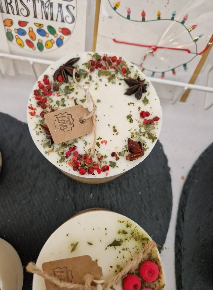 Mulled Wine Scent Candle with Star Anise & Red Berries