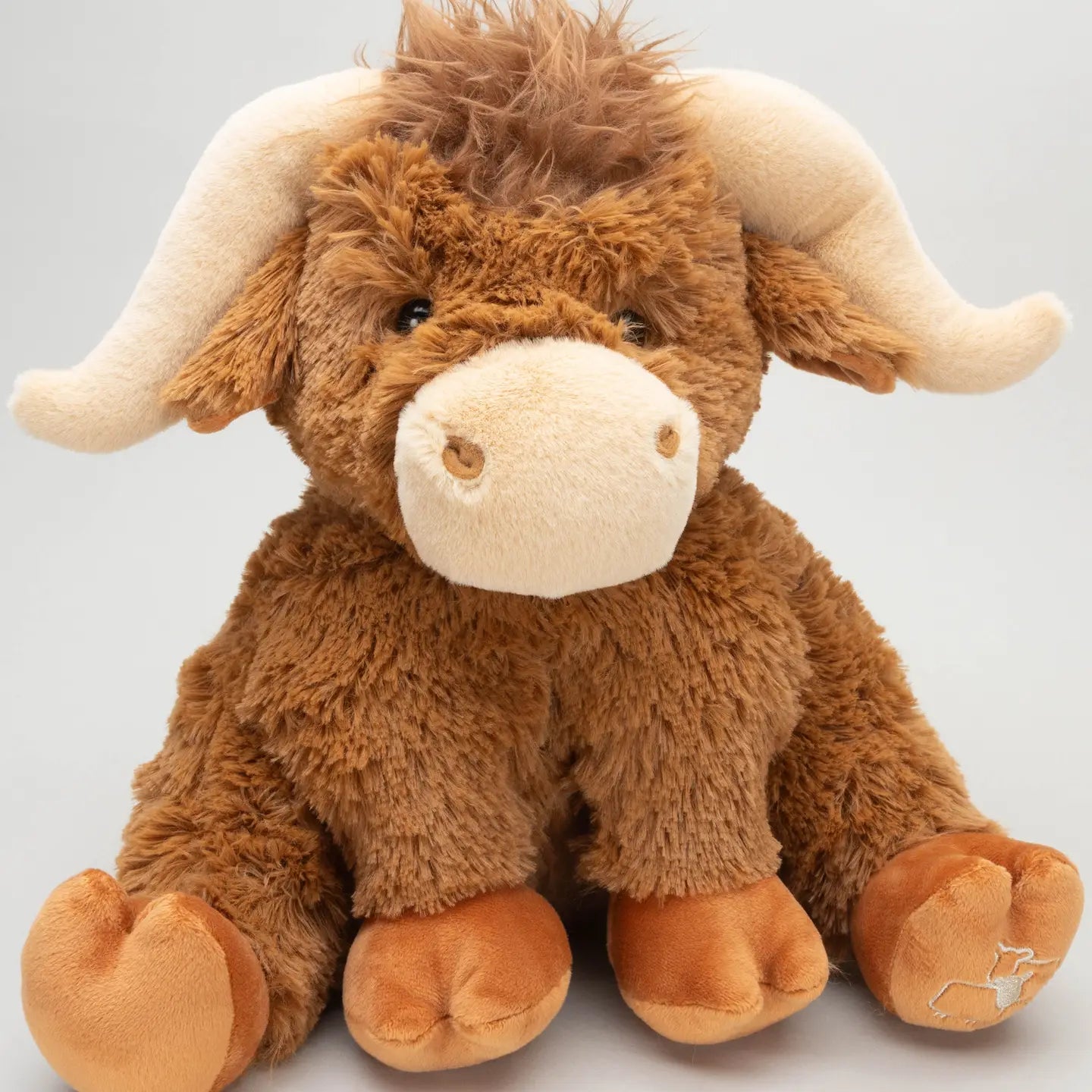 Horny Highland Cow Plush Brown Soft Toy