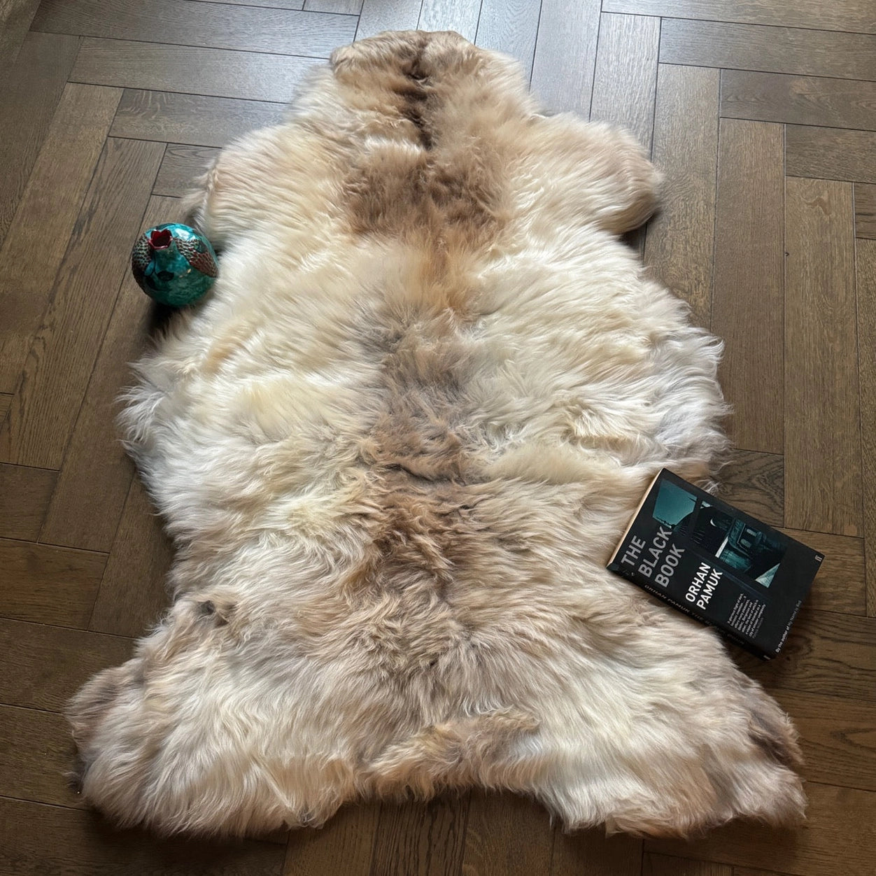 British Rarebreed Sheepskin Natural Undyed Sheepskin Rug 1 241127-07RB
