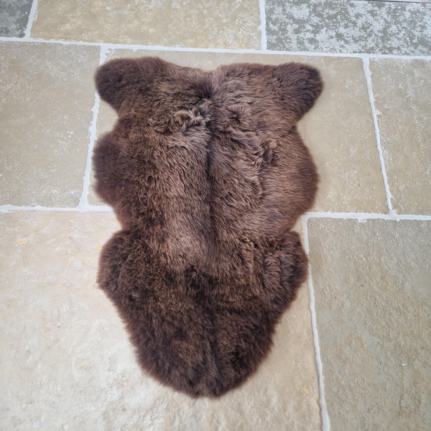 Medium Brown Sheepskin Rug Number 56