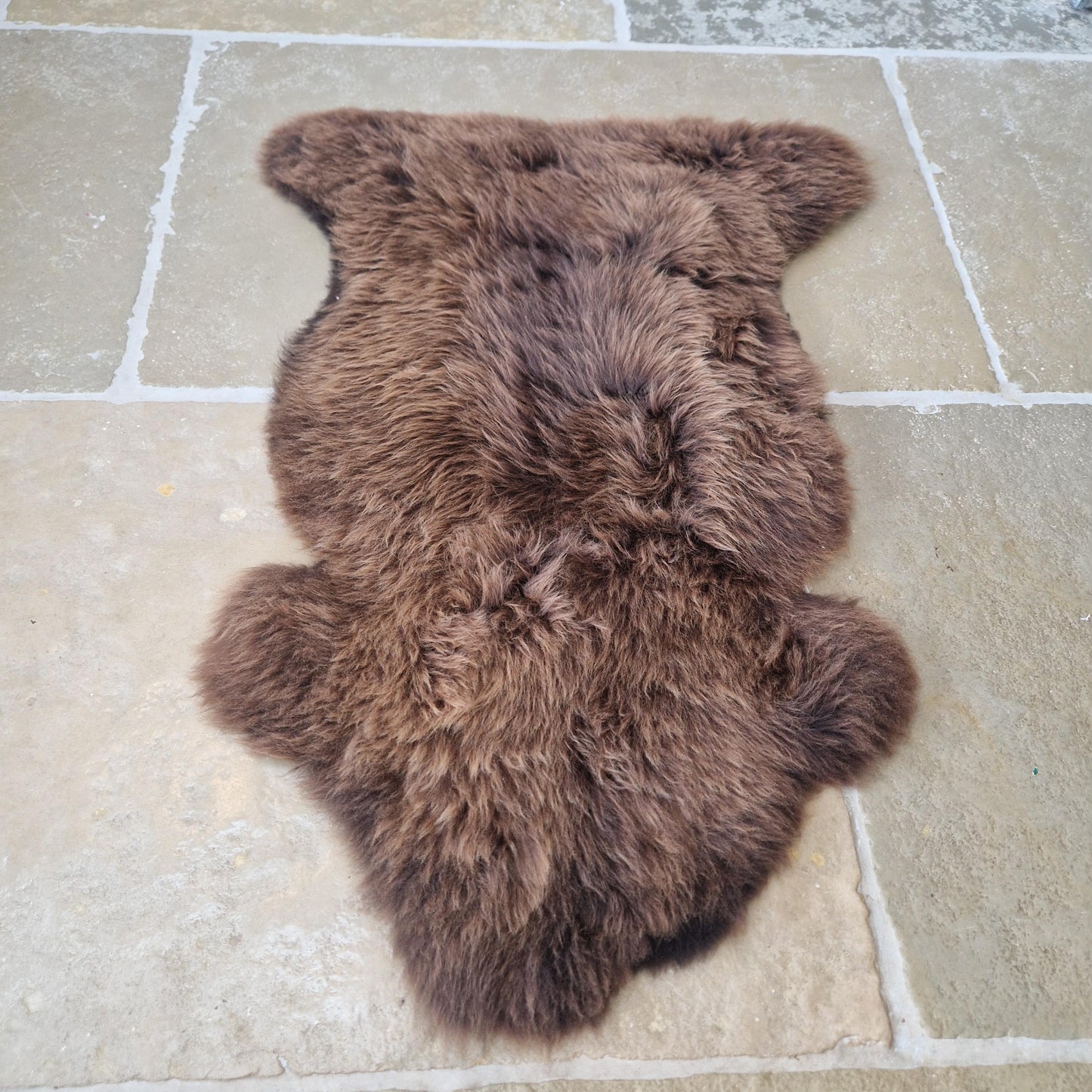 Medium Brown Sheepskin Rug Number 62
