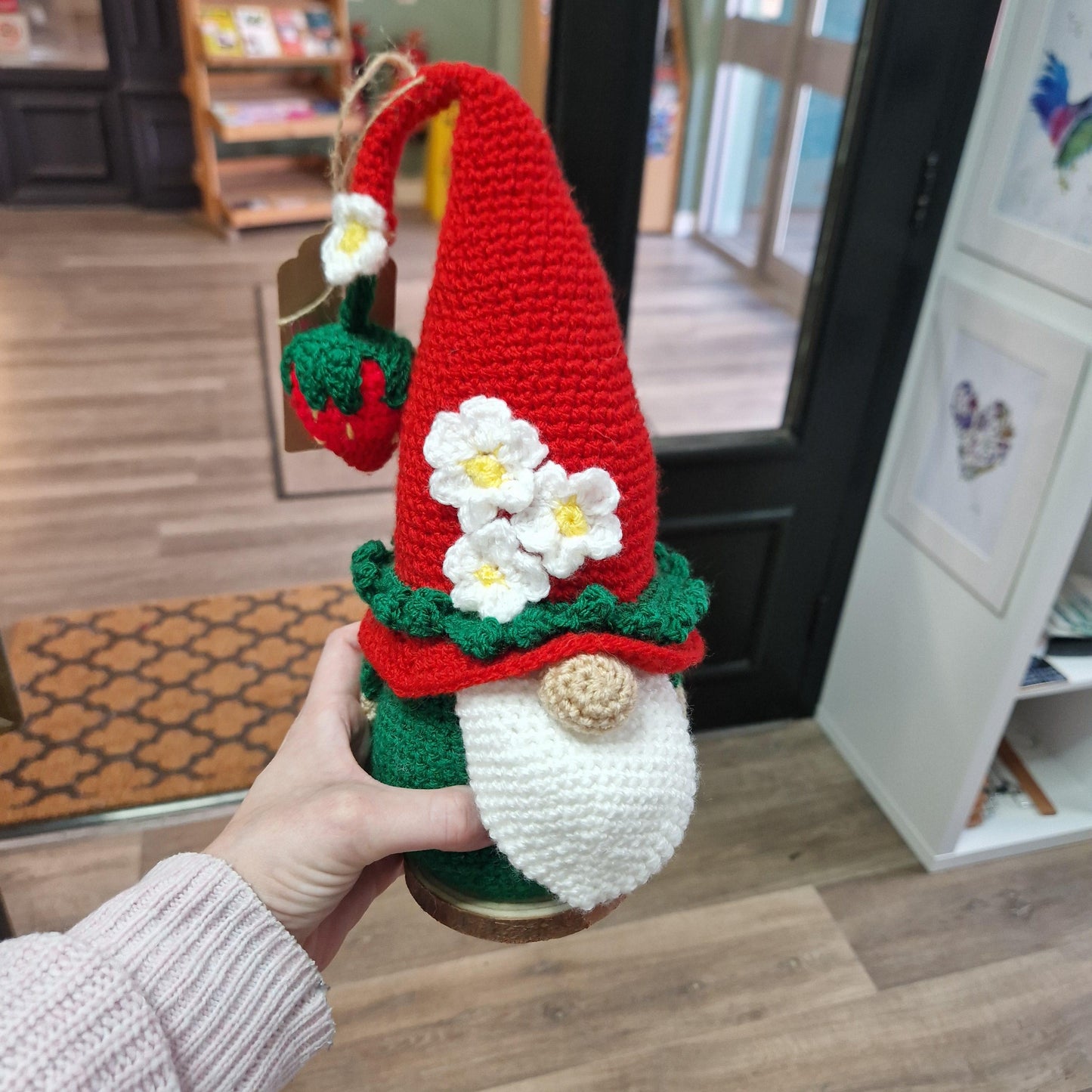 Strawberry Crochet Gonk / Gnome HA01