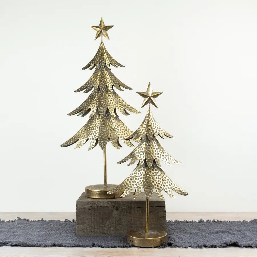 Gold Metal Tree Deco 67cm