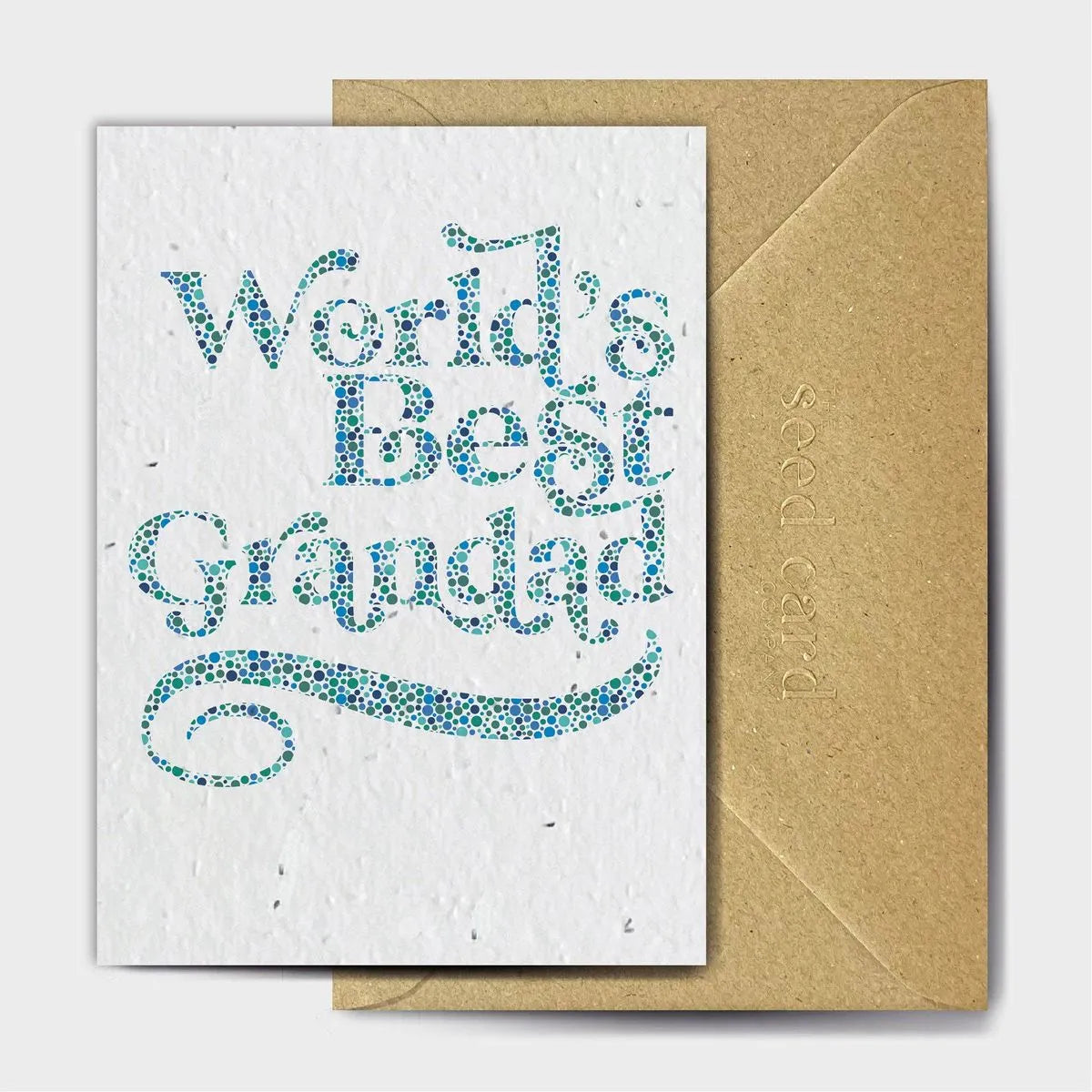 World's Best Grandad Seeded card