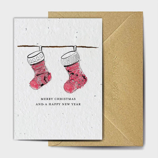 Stockings Seeded card