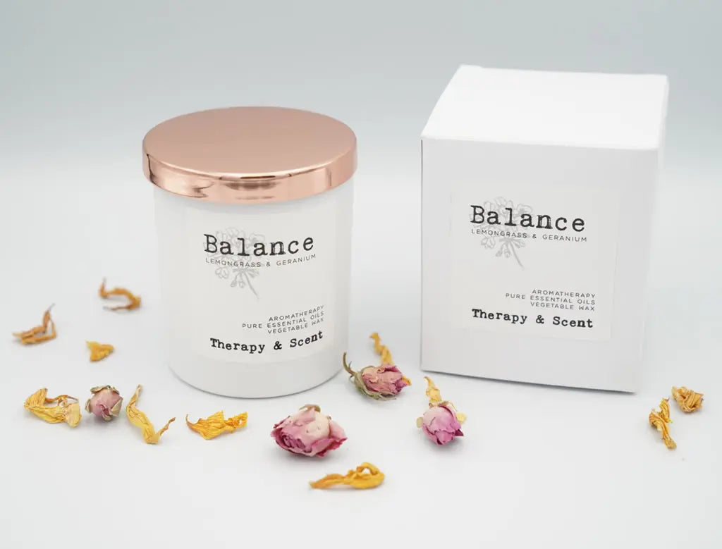 Aromatherapy soy & coconut wax candle (190g)