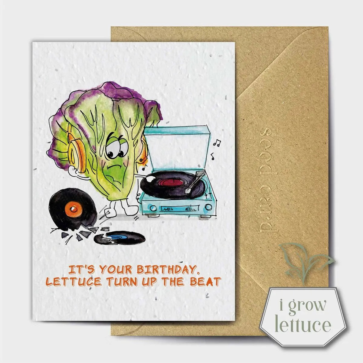 It's Your Birthday Lettuce Seeded card