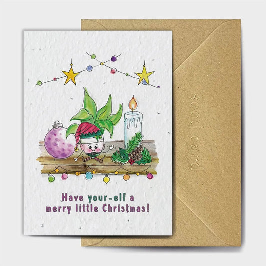 Have Your Elf A Merry Little Christmas Seeded card