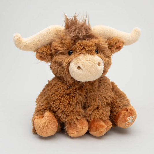 Horny Highland Cow Plush Brown Soft Toy