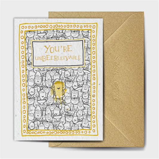 You're Unbeerleivable Seeded card