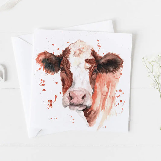 Hereford Cow Card