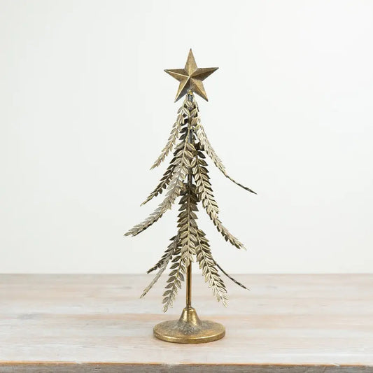 Gold Metal Decorative Tree, 46.5cm
