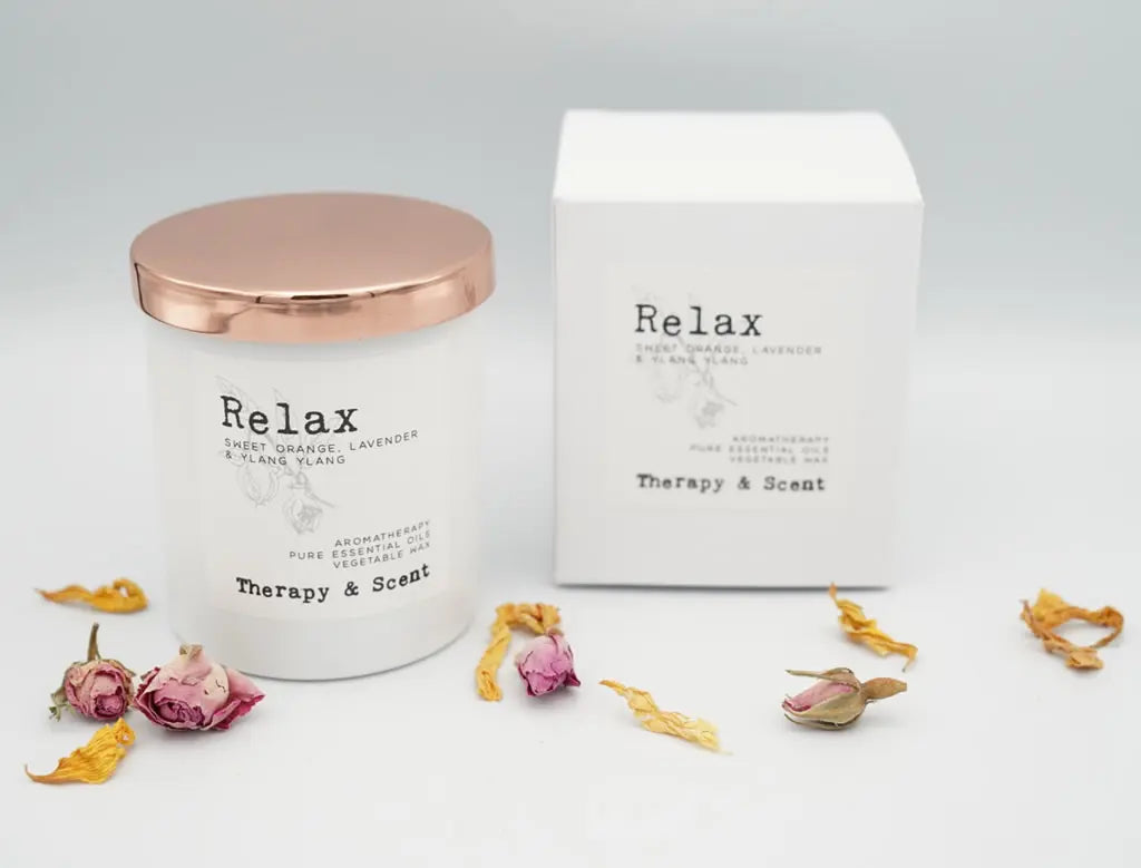 Aromatherapy soy & coconut wax candle (190g)