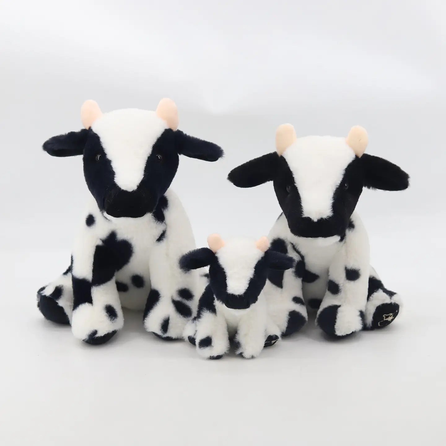 Black and White Dairy Cow Soft Toy Plush