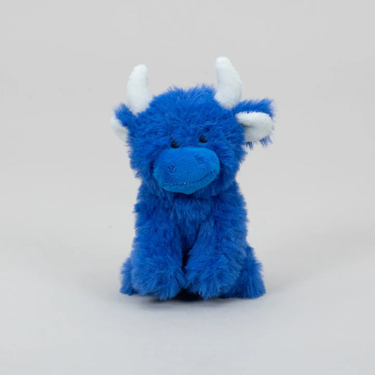 Highland Cow Dark Blue Plush Soft Toy