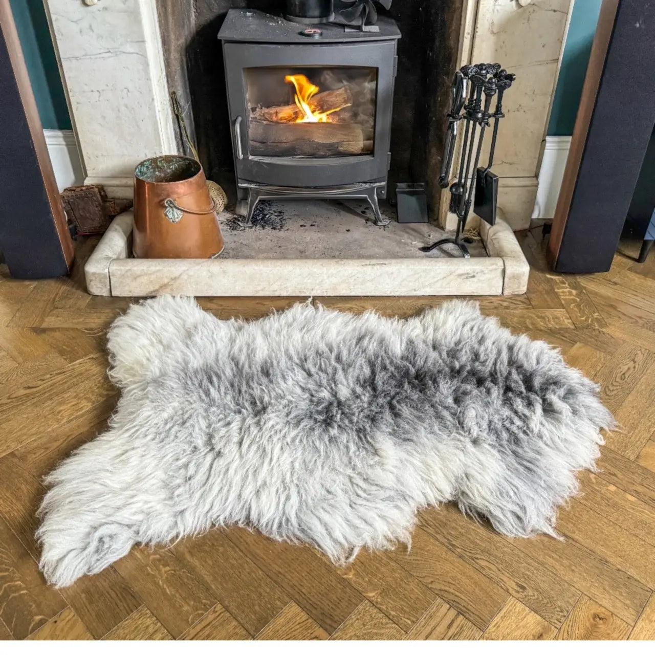 British Rarebreed Sheepskin Natural Undyed Sheepskin Rug 8 24100104RB