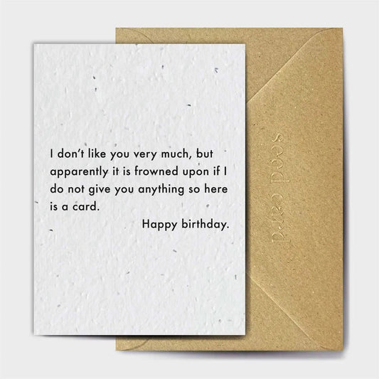 Lucky You Got This Birthday Seeded card