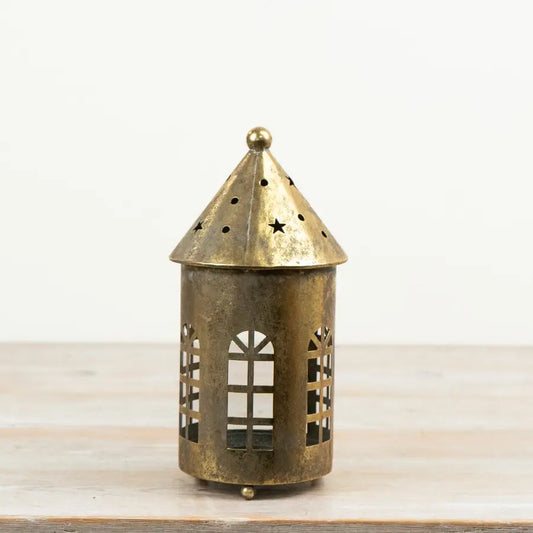 Gold Candle Holder, 24.5cm