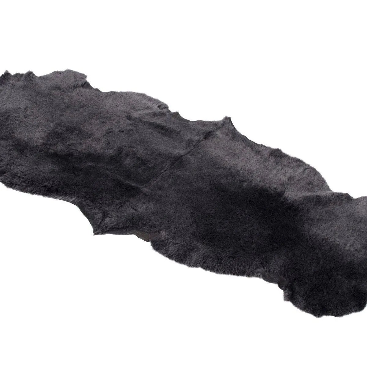 Double Sheepskin Rug/ Throw in Graphito Grey