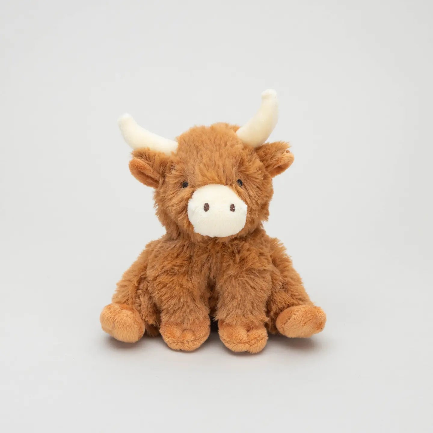 Horny Highland Cow Plush Brown Soft Toy