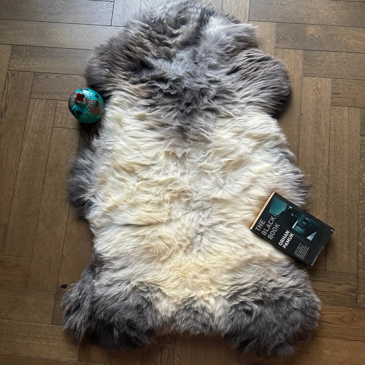 British Rarebreed Sheepskin Natural Undyed Sheepskin Rug 6 241127-04RB