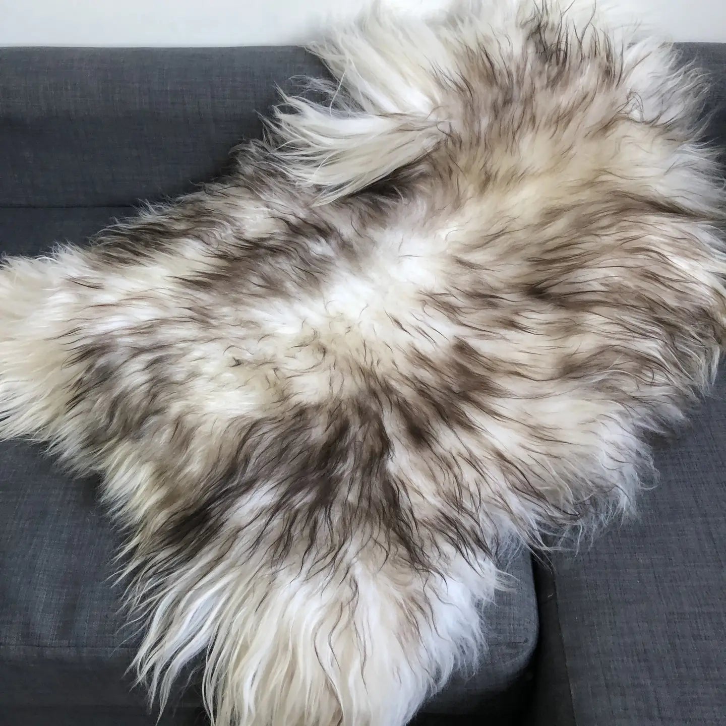 Icelandic Natural Timberland Undyed Sheepskin Rug