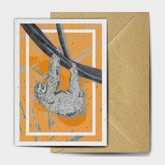 Sloth Seeded card