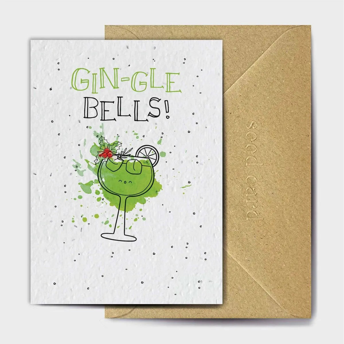 Gin-gle Bells Seeded card