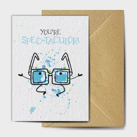 You're Spec-tacular Seeded card
