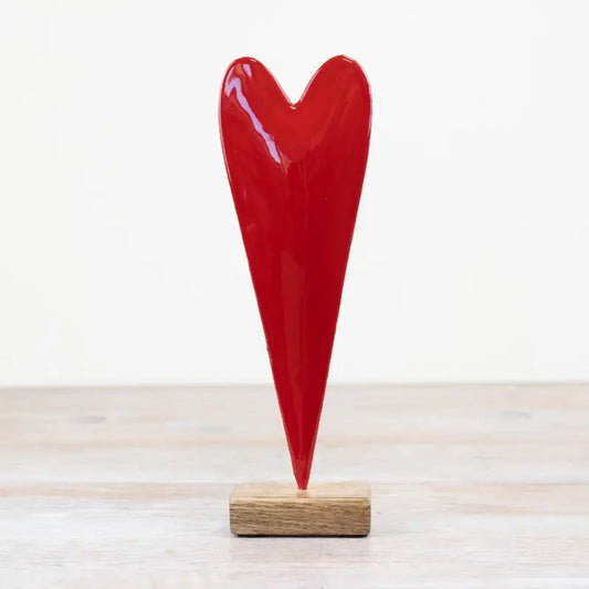 Red Heart Ornament, 26cm