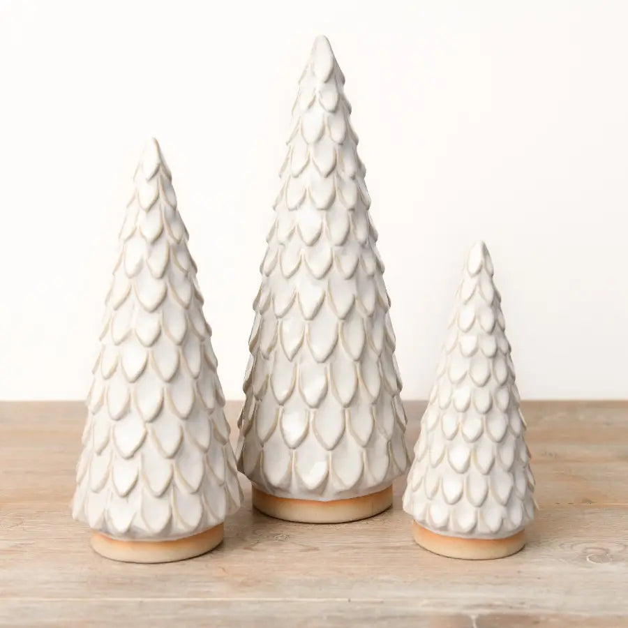 Scalloped Ceramic Tree - Medium, 19.5cm