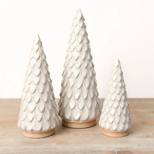 Scalloped Ceramic Tree - Medium, 19.5cm
