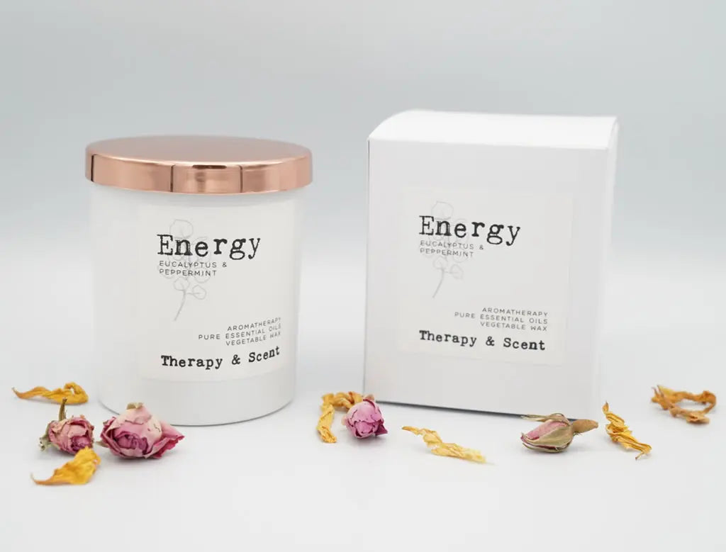 Aromatherapy soy & coconut wax candle (190g)