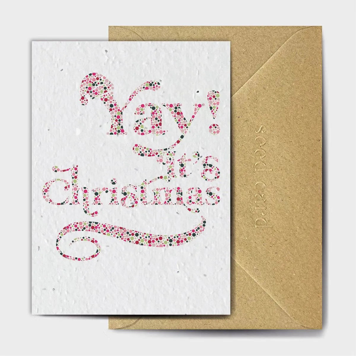 Yay It's Christmas Seeded card