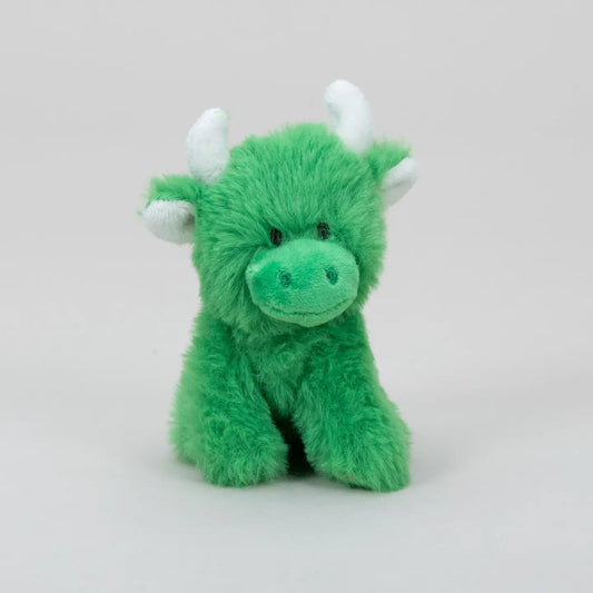 Highland Cow Green Plush Soft Toy
