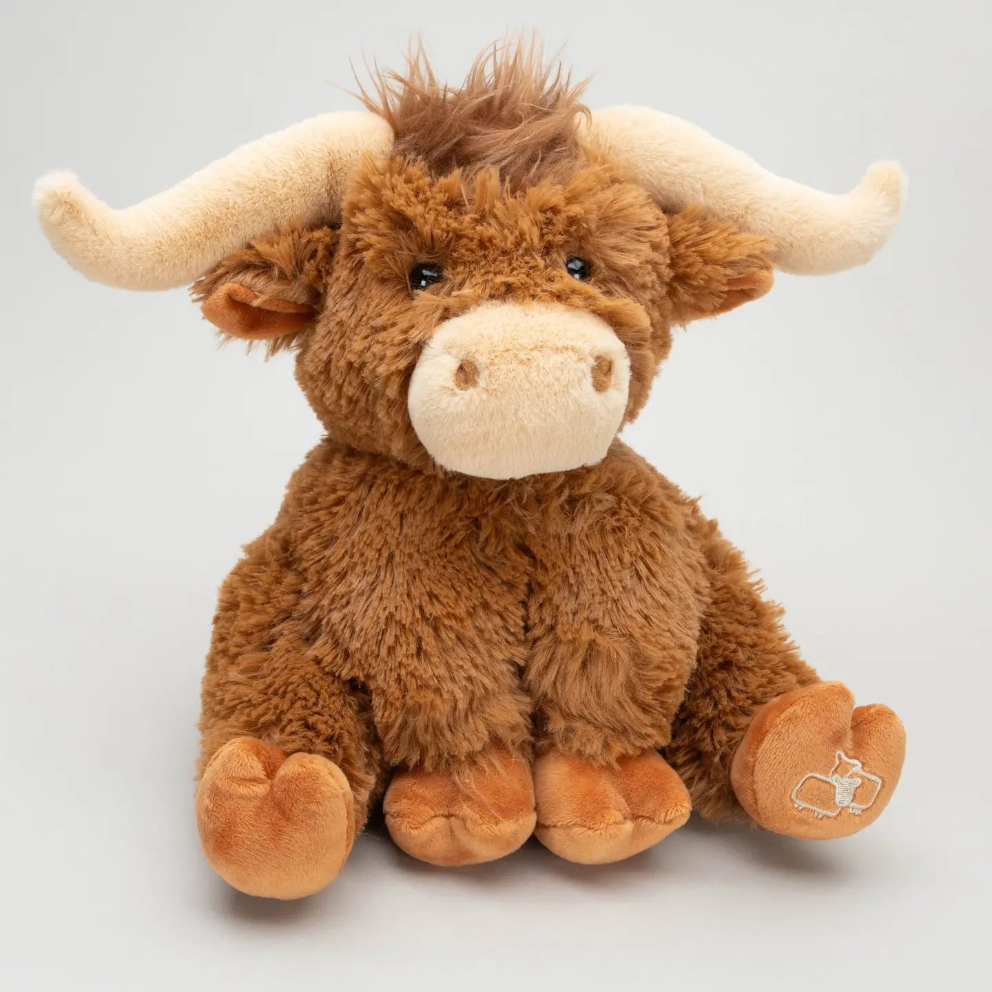 Horny Highland Cow Plush Brown Soft Toy