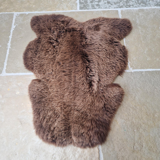 Large Brown Sheepskin Rug Number 58