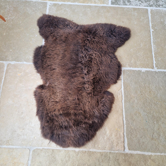 Large Brown Sheepskin Rug Number 61