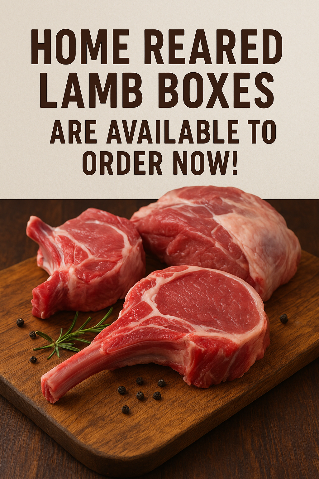 Lamb box pre-order- ready in 1-2 weeks
