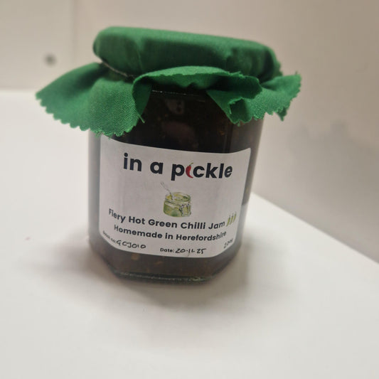Fiery Hot Green Chilli Jam