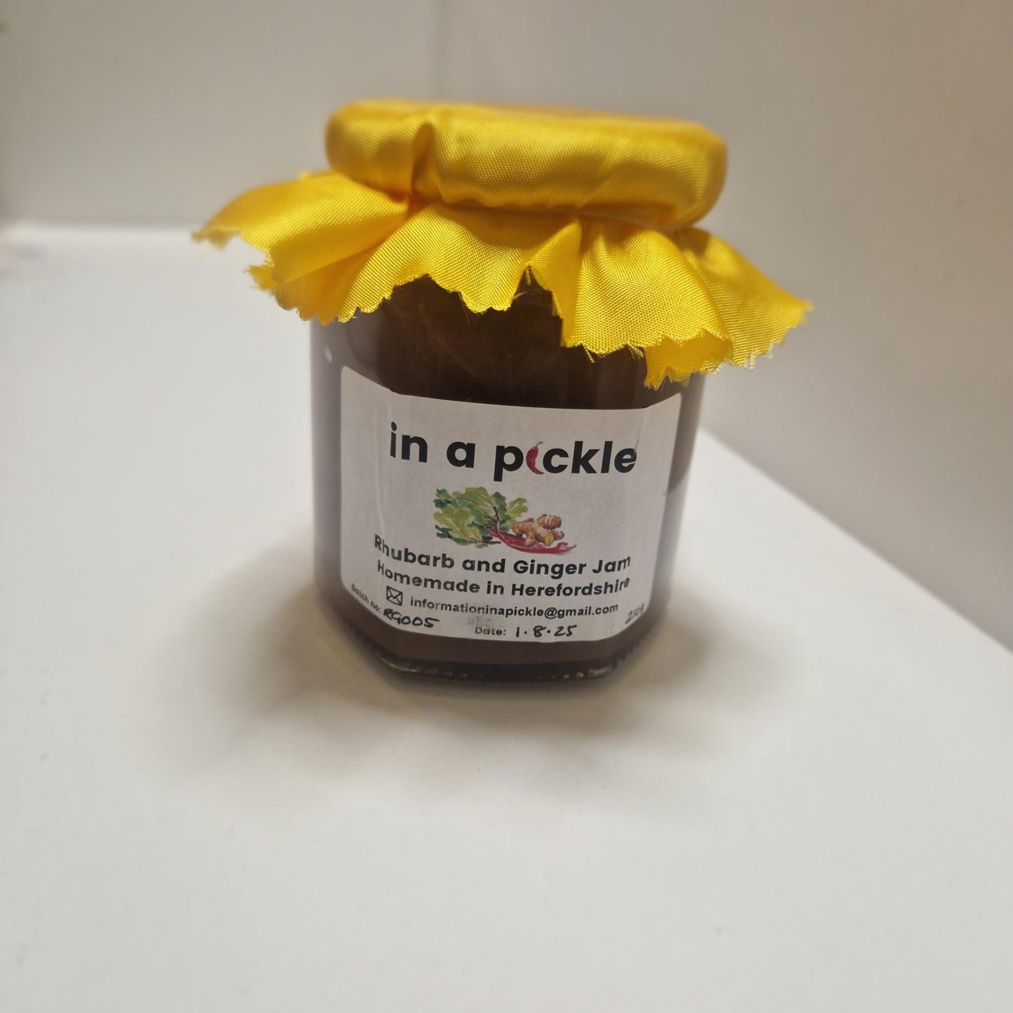 Rhubarb and Ginger Jam