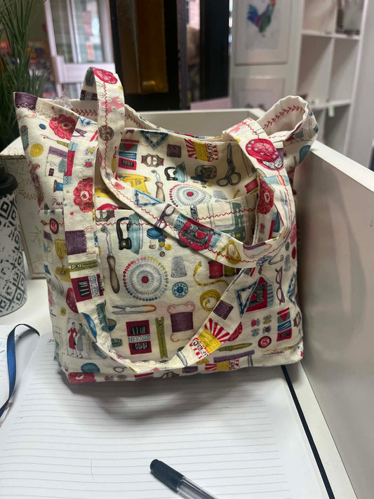 Small bag sewing print fabric