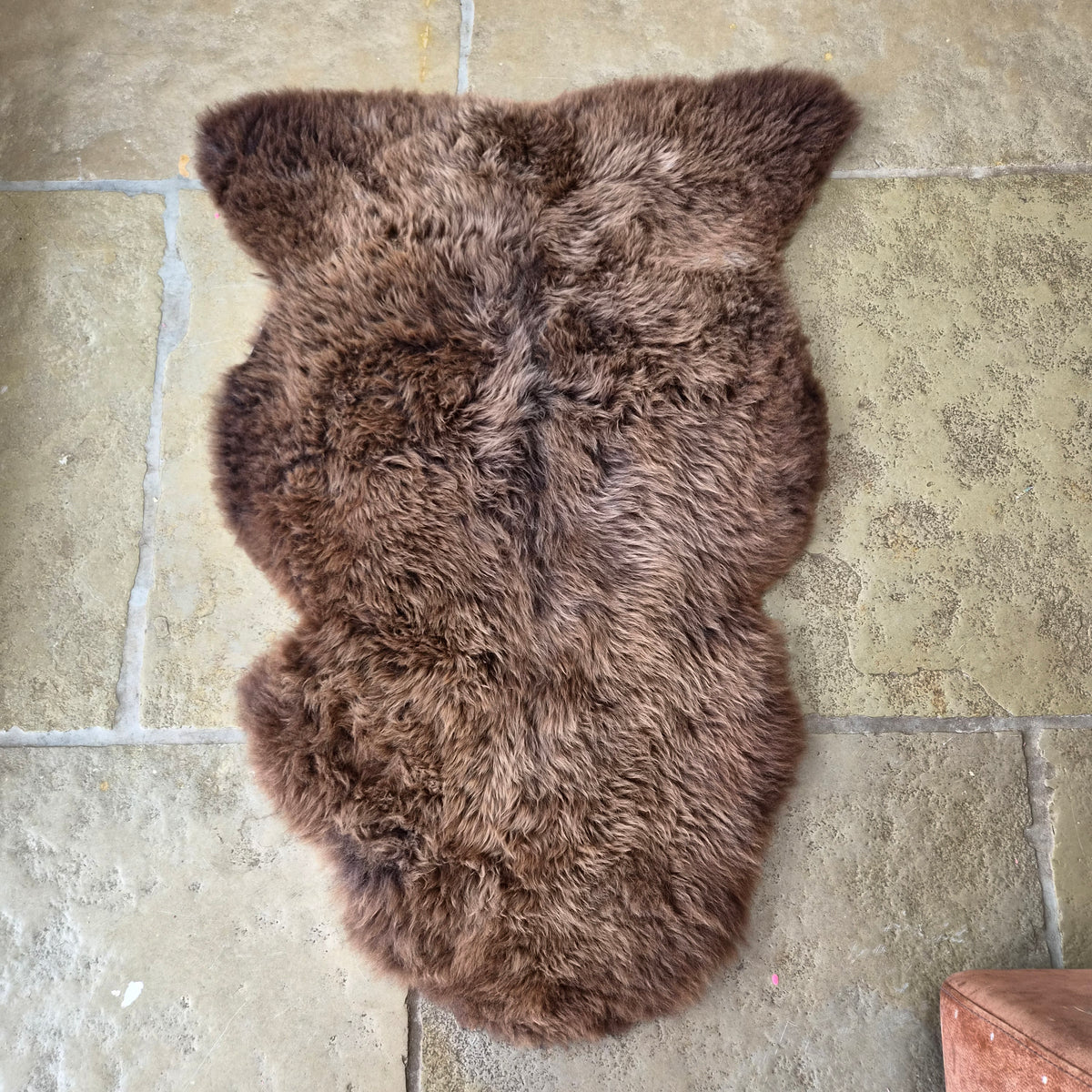 Medium Brown Sheepskin Rug Number 68