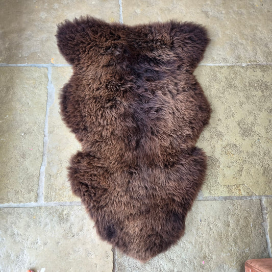 Medium Brown Sheepskin Rug Number 70